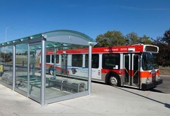 Transit Bus at Skyway Apartments, Alberta, T3B 5V6